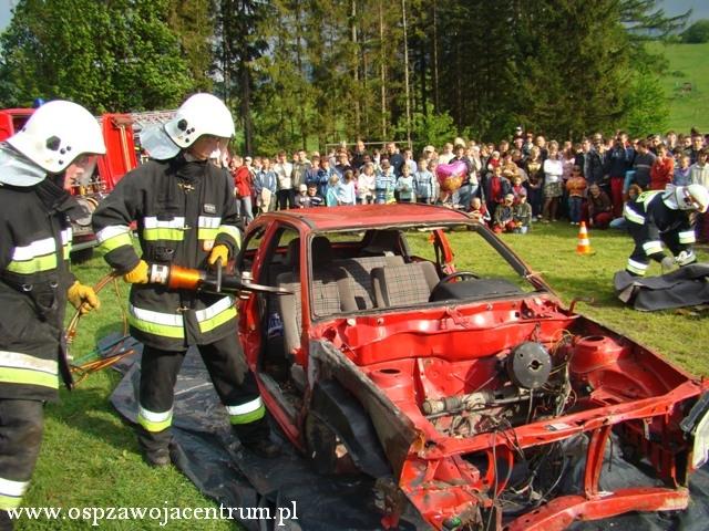 Pokaz ratownictwa drogowego - Zawoja Czatoza